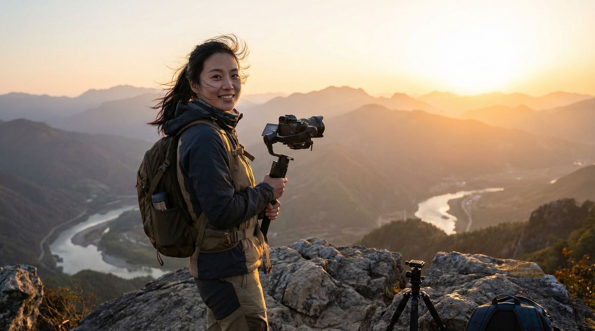 户外露出旅行视频